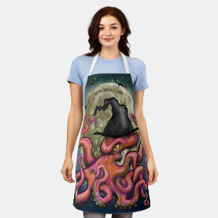 Octopus Halloween Apron Schort