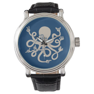 Octopus Hands Horloge