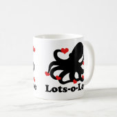 Octopus heeft veel liefde koffiemok (Voorkant rechts)