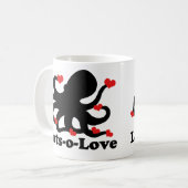 Octopus heeft veel liefde koffiemok (Voorkant links)