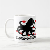 Octopus heeft veel liefde koffiemok (Links)