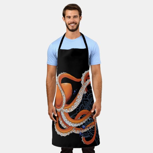 Octopus Henna Schort (Gedragen)