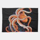Octopus henna theedoek (Horizontaal)