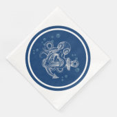 Octopus Holding Anker Servet (Hoek)