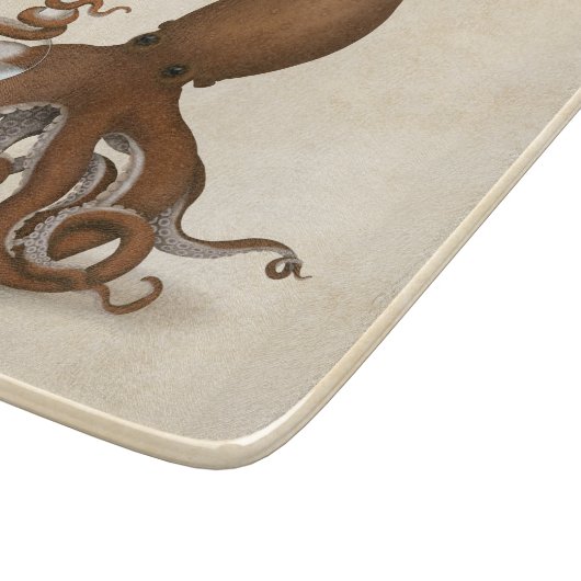 Octopus Holding Chemistry Flask Marine Science Snijplank (Hoek)