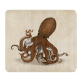 Octopus Holding Chemistry Flask Marine Science Snijplank (Voorkant)