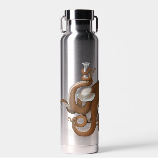 Octopus Holding Chemistry Flask Waterfles (Voorkant)