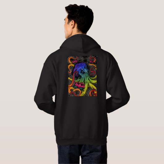 Octopus Hoodie (Achterkant volledig)