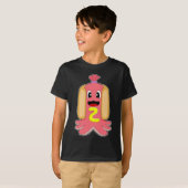 Octopus Hotdog T-shirt (Voorkant volledig)