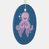 Octopus houdt van je keramisch ornament (Rechts)