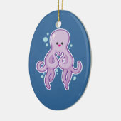 Octopus houdt van je keramisch ornament (Links)