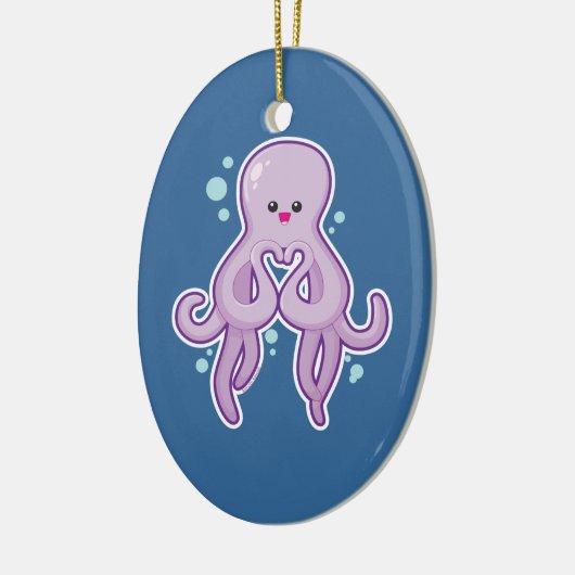 Octopus houdt van je keramisch ornament (Links)