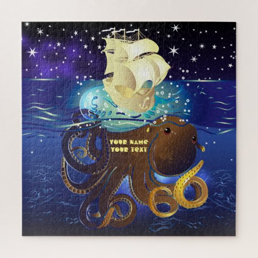 Octopus Huge en Caravella Legpuzzel (Verticaal)