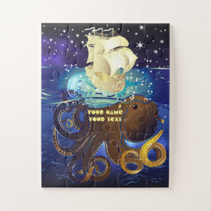 Octopus Huge en Caravella Legpuzzel