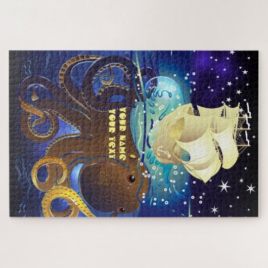Octopus Huge en Caravella Legpuzzel (Horizontaal)