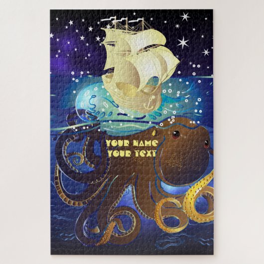 Octopus Huge en Caravella Legpuzzel (Verticaal)