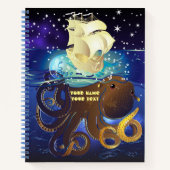 Octopus Huge en Caravella Notitieboek (Voorkant)