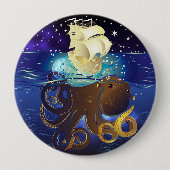 Octopus Huge en Caravella Ronde Button 4,0 Cm (Voorkant)