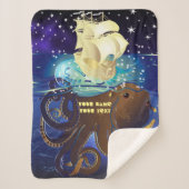 Octopus Huge en Caravella Sherpa Deken (Voorkant)