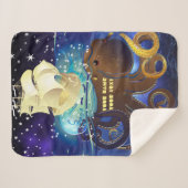 Octopus Huge en Caravella Sherpa Deken (Voorkant (horizontaal))