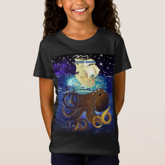 Octopus Huge en Caravella T-shirt (Voorkant)