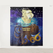 Octopus Huge en Caravella Wandkleed (Voorkant)