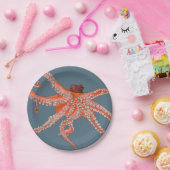 Octopus Hugs Papieren Bordje (Feest)