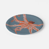 Octopus Hugs Papieren Bordje (Gekanteld)