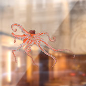 Octopus Hugs Raamsticker (Vel 2)