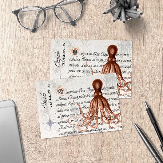  Octopus Illustratie Bedankkaart