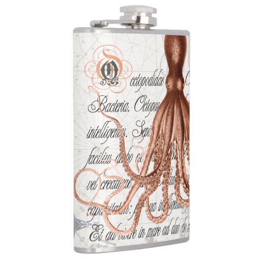  Octopus Illustratie Heupfles (Rechts)