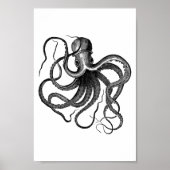  Octopus Illustratie Poster (Voorkant)