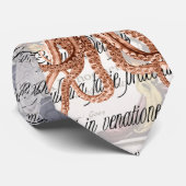 Octopus Illustratie Stropdas (Opgerold)