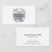  Octopus Illustratie Visitekaartje (Voorkant / Achterkant)