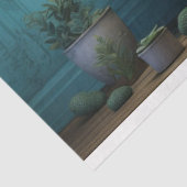 Octopus in badkuip 4 Decoupage papier (Detail)