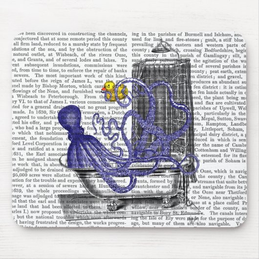 Octopus in Bath 2 Muismat (Voorkant)