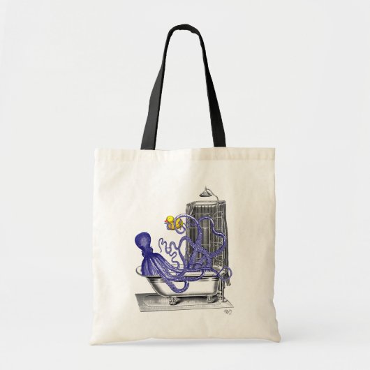Octopus in Bath 2 Tote Bag (Voorkant)