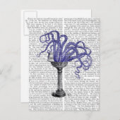 Octopus in de gootsteen briefkaart (Voorkant / Achterkant)