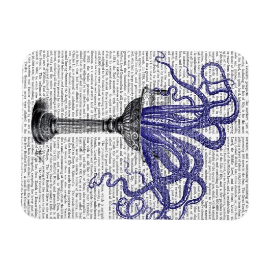 Octopus in de gootsteen magneet (Horizontaal)