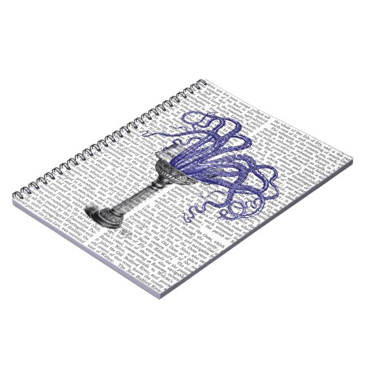 Octopus in de gootsteen notitieboek (Linkerzijde)