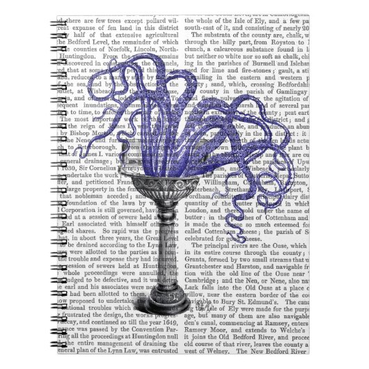 Octopus in de gootsteen notitieboek (Voorkant)