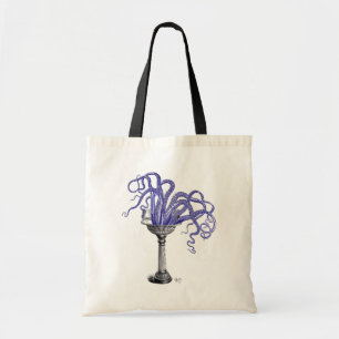 Octopus in de gootsteen tote bag