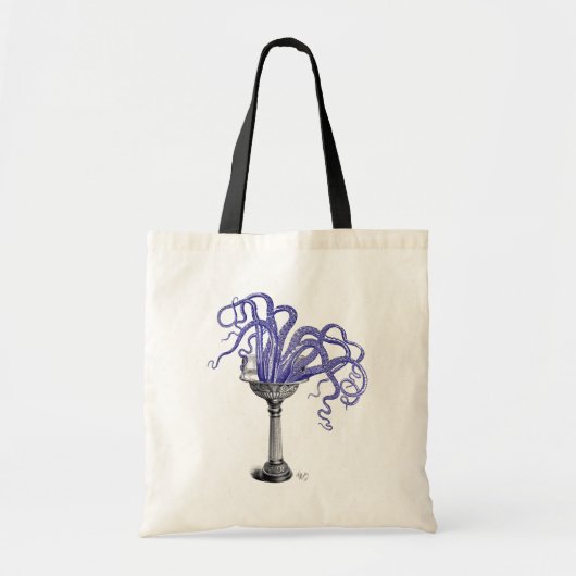 Octopus in de gootsteen tote bag (Voorkant)