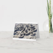 Octopus in de zand kaart (Voorkant)