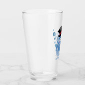 Octopus in een bovenste hoed en monocle glas (Rechts)