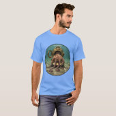 Octopus in een duikhelm URM T-shirt (Voorkant volledig)