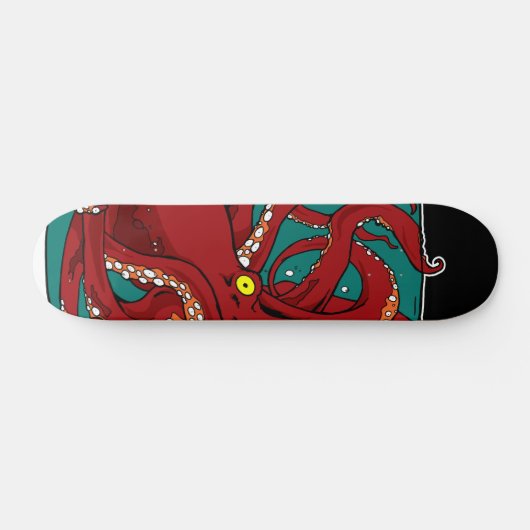 octopus in een pot skateboard (Horizontaal)