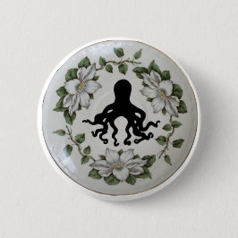 Octopus in een Teacup Pin Badge Button