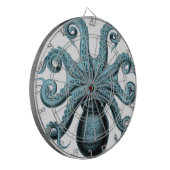 Octopus in het Blauwgroen Dartbord (Voorkant Links)
