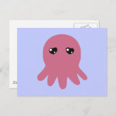 Octopus in Liefde Briefkaart (Voorkant / Achterkant)